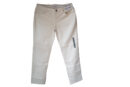 NEW YORK & CO CREAM ANKLE DENIM TROUSER