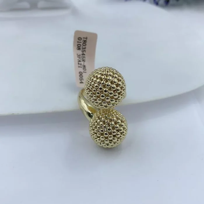 jpg24RGOLD MESH BALL S RING SIZE 8 AND 9