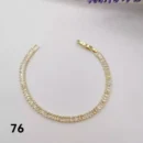 jpg45BGOLD WITH ENCASED CRYSTAL GLASS BRACELET
