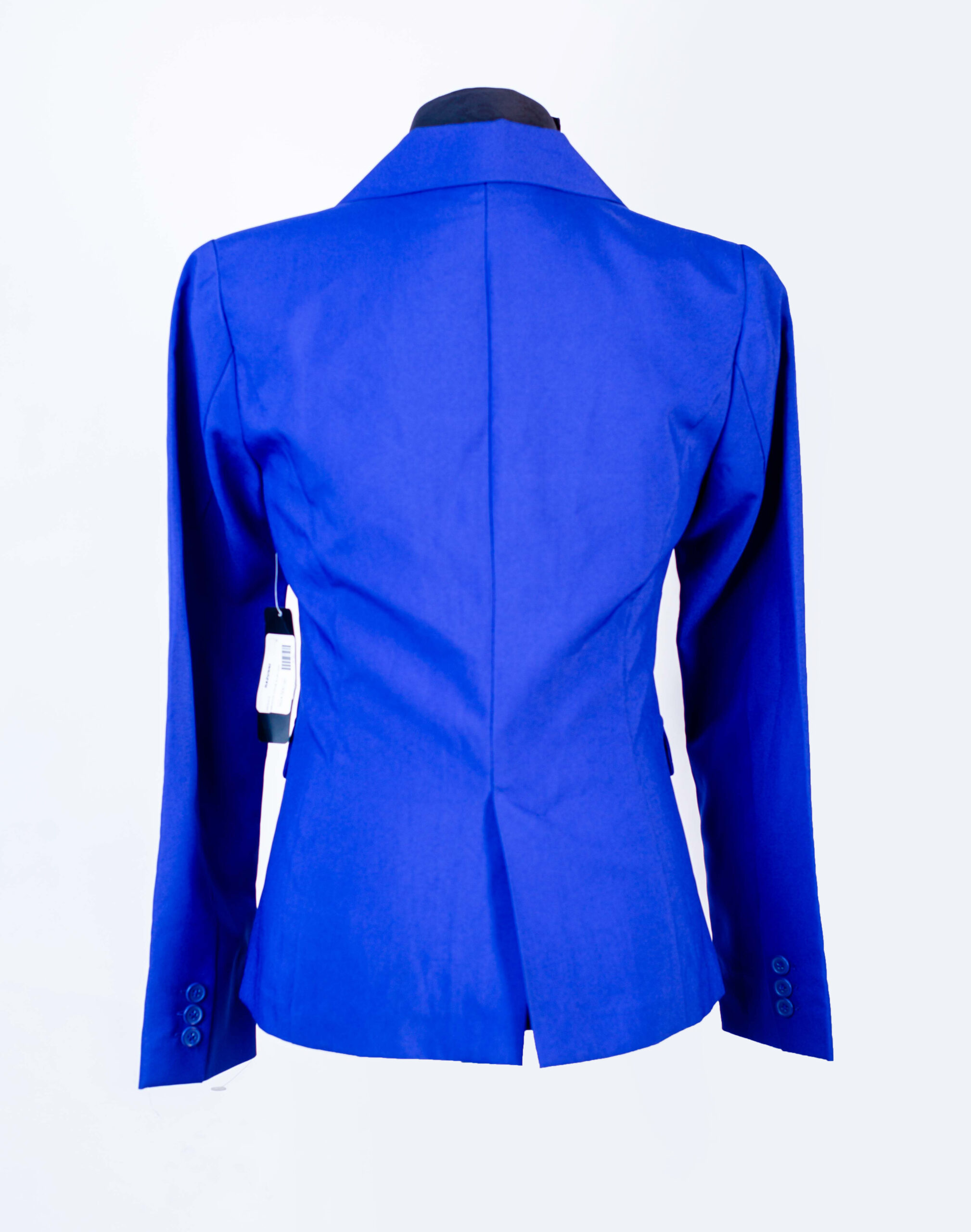 NEW YORK AND CO BLUE ONE BOTTON WITH FALSE POCKET AND BACK SLIT JACKET - Image 2