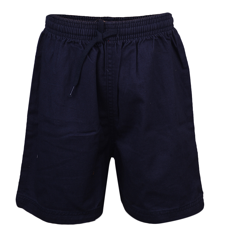 ADAM KIDS NAVY BLUE DENIM KNICKER WITH ELASTIC WAIST AND PULL STRING