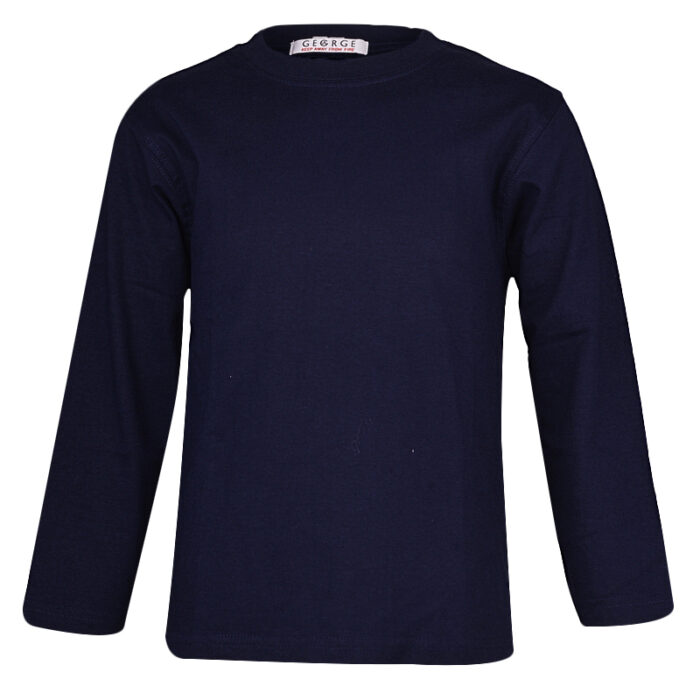 GEORGE NAVY BLUE LONGSLEEVE BOYS T-SHIRT