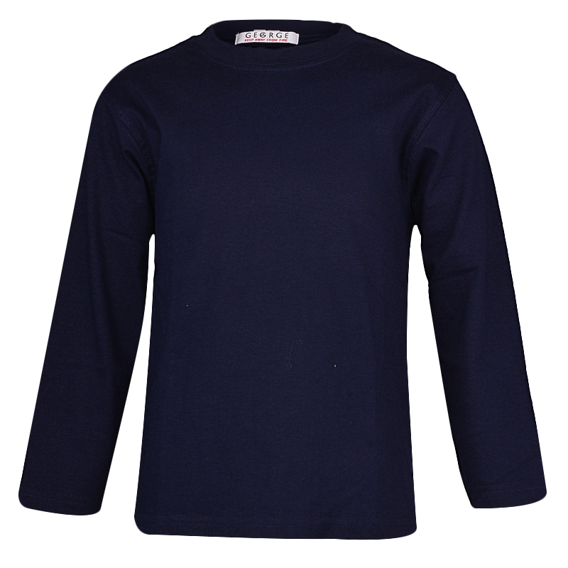 GEORGE NAVY BLUE LONGSLEEVE BOYS T-SHIRT