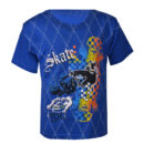 CYGRUS BLUE SHORTSLEEVE COTTON T-SHIRT