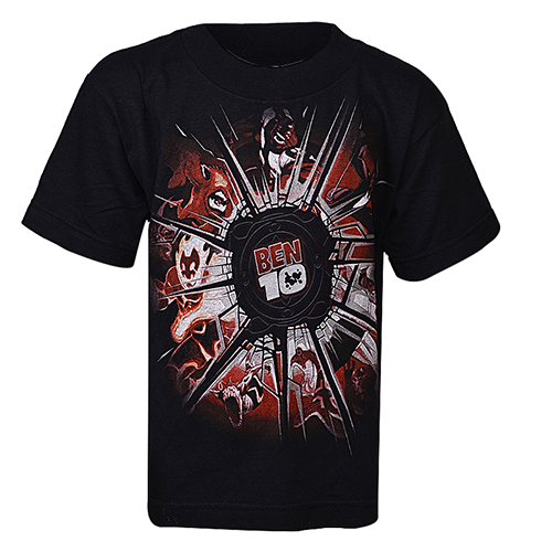 CARTOON NETWORK BEN 10 BLACK BOYS T-SHIRT