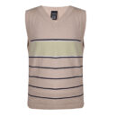 TOMMY HILFIGER BEIGE COTTON SLEEVELESS BOYS SWEATER